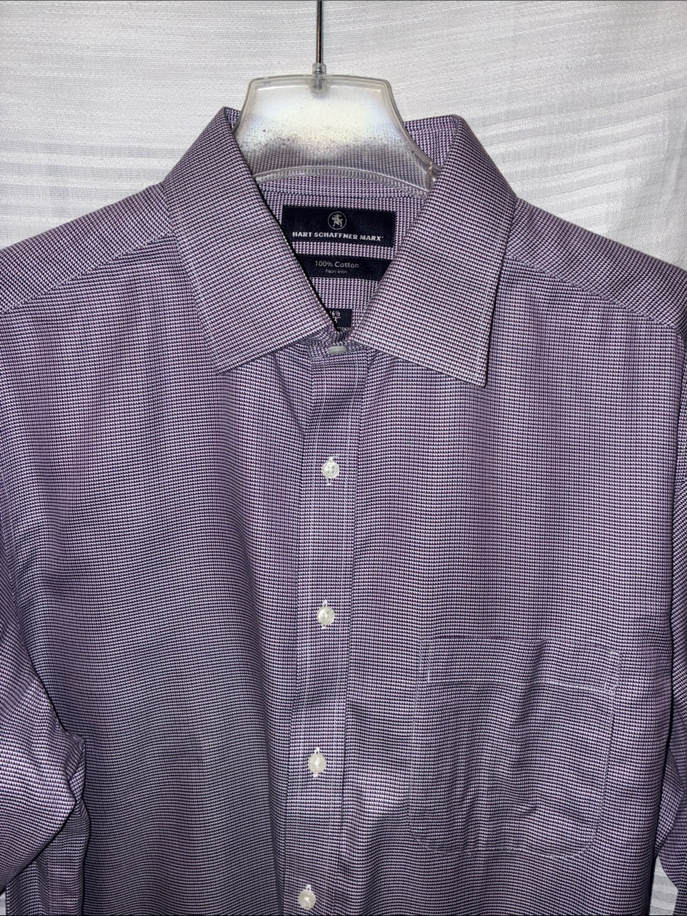 Hart Schaffner Marx, Men's Classic Button Down Dress Shirt, 16 1/2 - 35